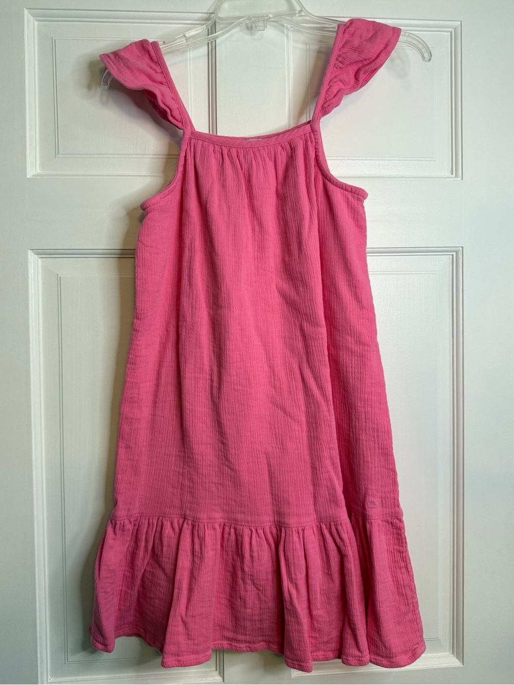 Vineyard Vines Girls Ruffle Sleeve Dress